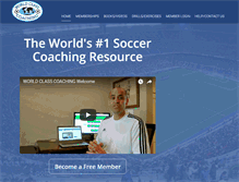 Tablet Screenshot of coachingdutchsoccer.com